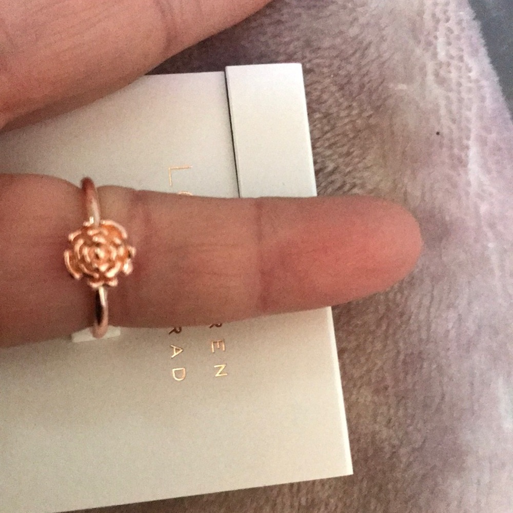 Lc Lauren Conrad gold flower ring